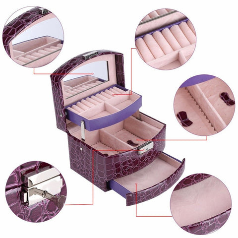 3 Layers Jewelry Boxes