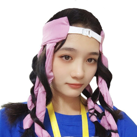 Curling Rod Ribbon Headband